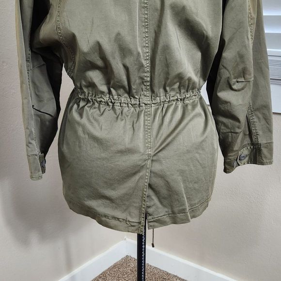 Joie NWT Olive Green Jenita Utility Jacket Size L NWT - Picture 10 of 16
